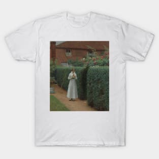 Le Billet Doux by Edmund Leighton T-Shirt